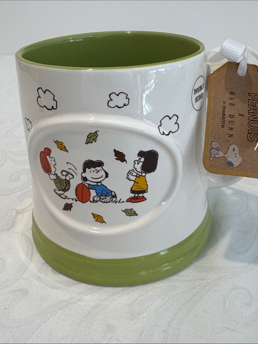 🏈🍂Peanuts X Rae Dunn ‘Football’ Girls Mug